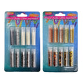 Glitter Tubes Gld-Slv 2g S/10 2-Ast-P