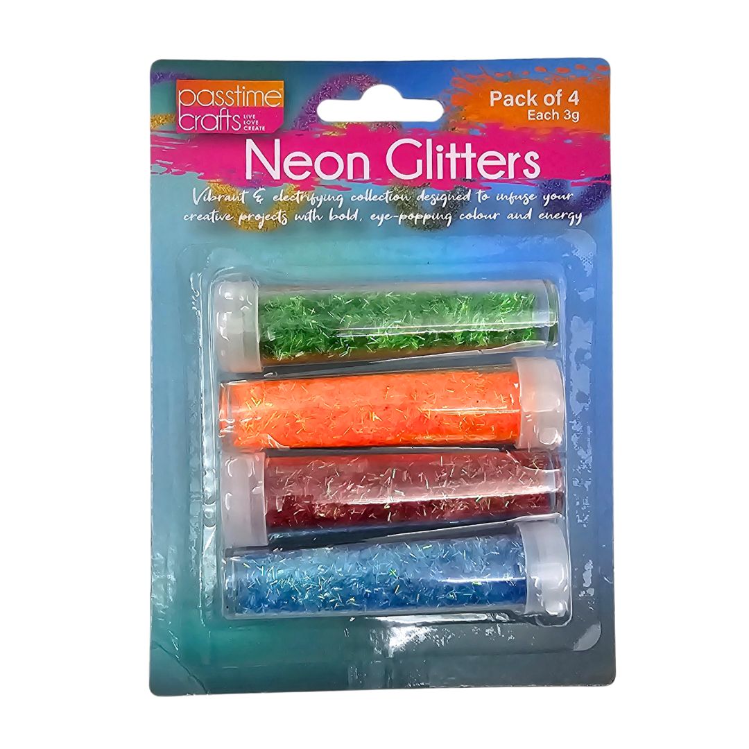 Glitter Tubes Neons 3g S/4-P