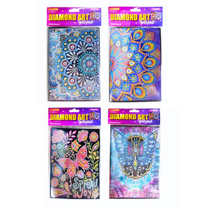 Diamond Art Notebook 4-Ast 15x21cm