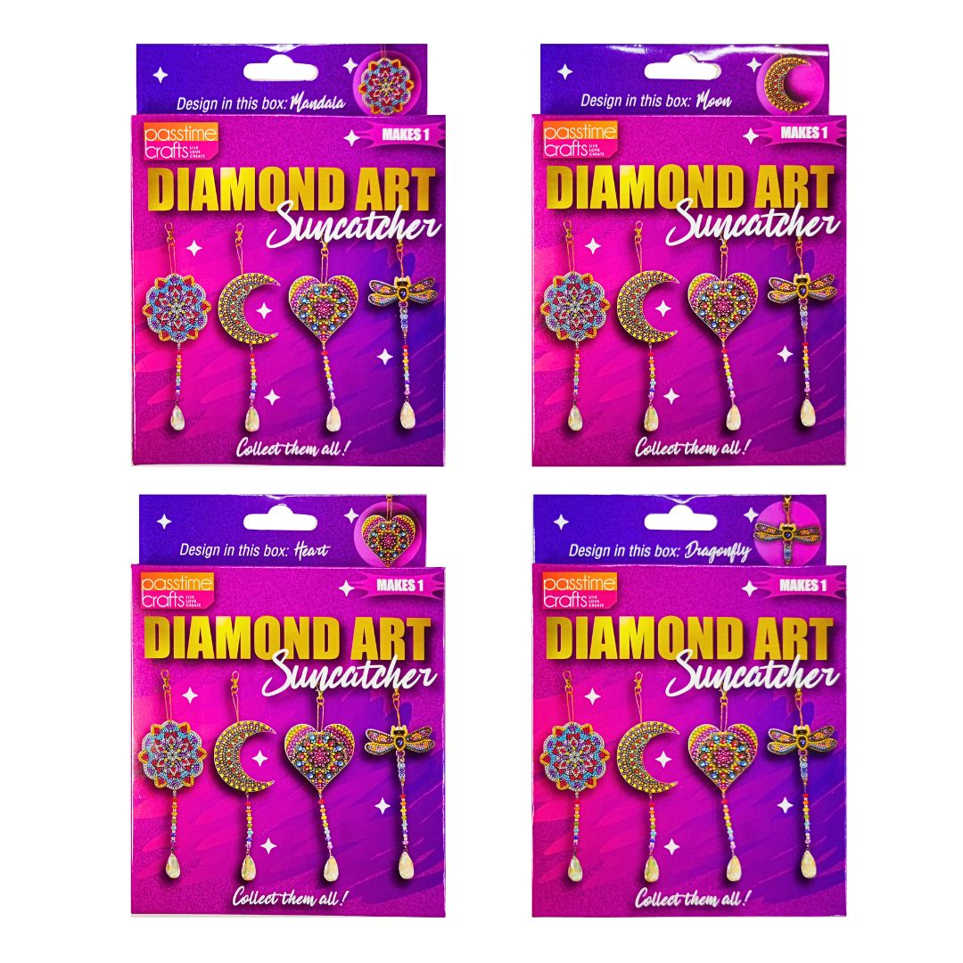 Diamond Art Suncatcher 4-Ast