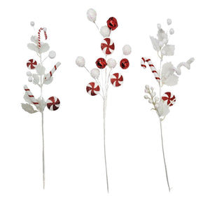 Xmas Candy Spray Ball Bell Gltr 64-66cm