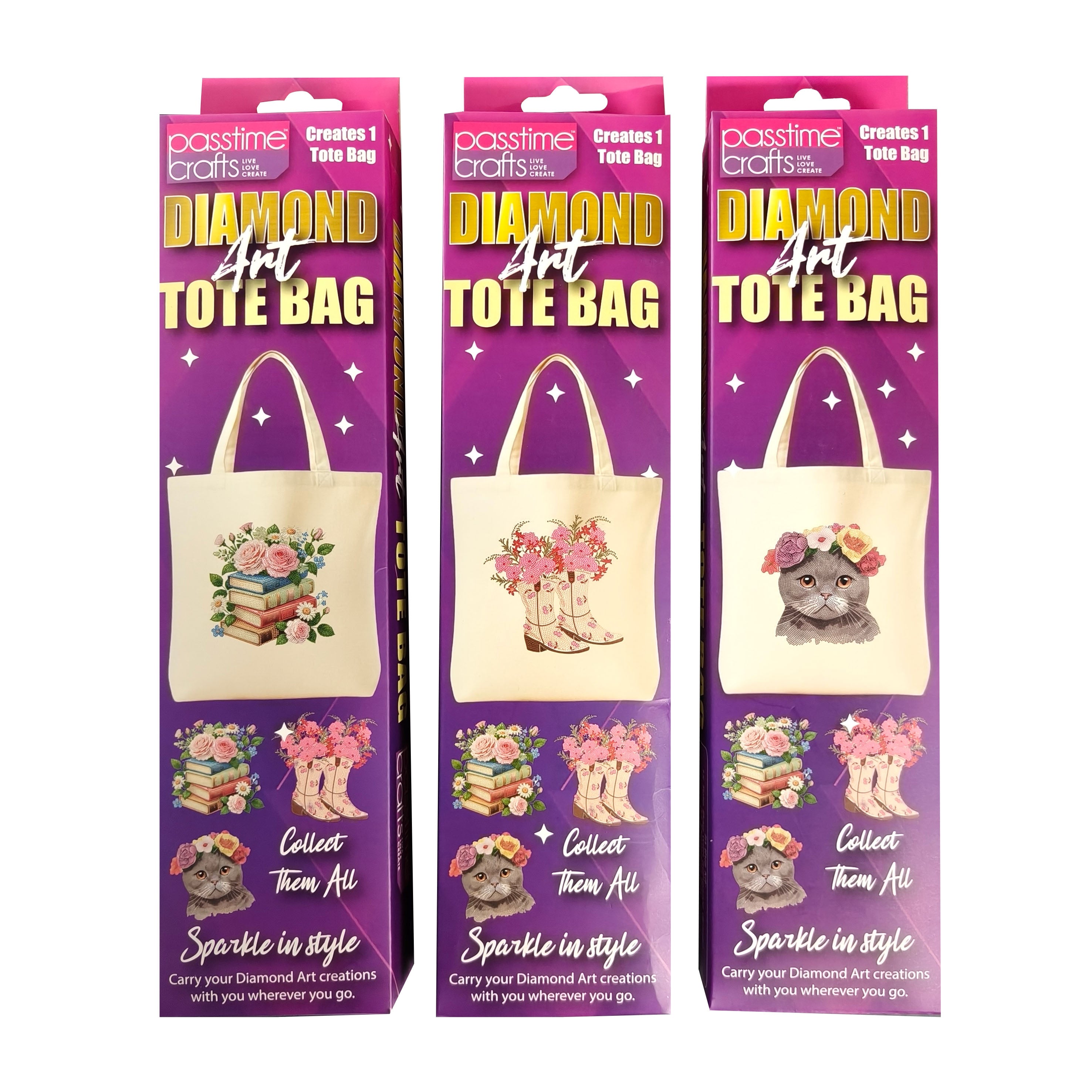 Diamond Art Tote Bag 29x34cm