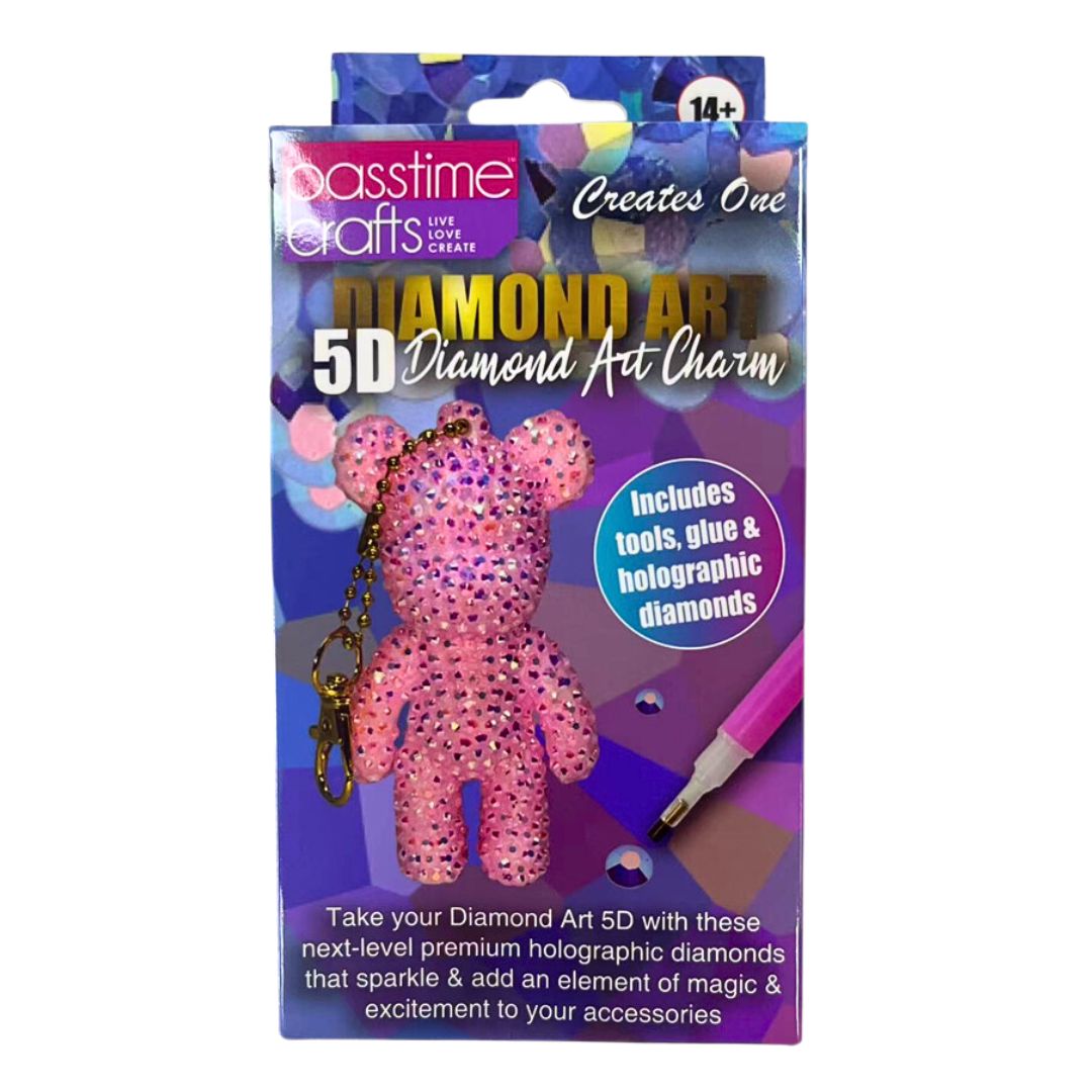 Diamond Art 5D Bling Bear/Holo 14x4.5cm