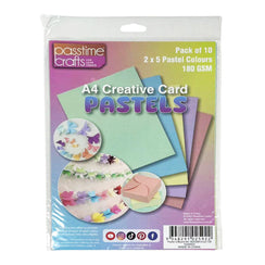 Pastel C/Board A4 180GSM 5-Col 10lf