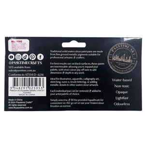 Platinum Art Aquarelles Metallic 2-Ast S/7