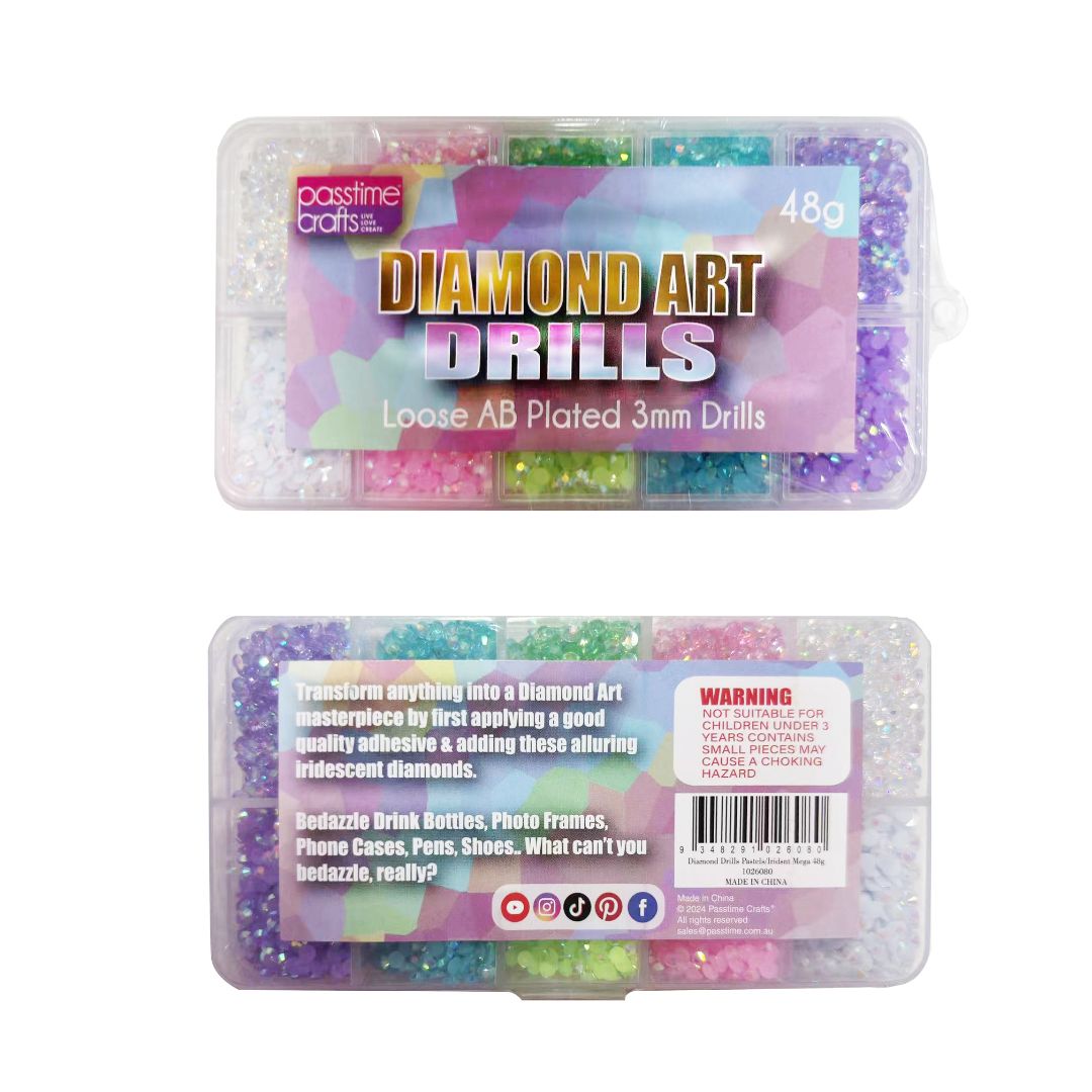 Diamond Drills Pastels/Iridsnt Mega 48g