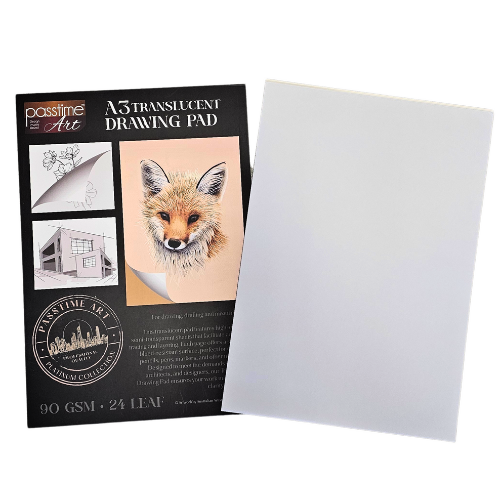 Translucent Art Paper Pad A3 90GSM – Passtime Crafts