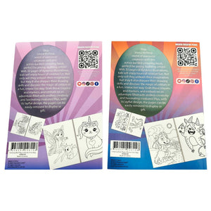 Colouring Book Magical Realms 2-Ast 32 Pgs