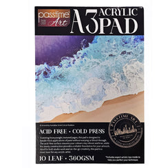 Platinum Acrylic-Mediums Pad A3 360GSM 10lf