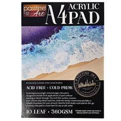 Platinum Acrylic-Mediums Pad A4 360GSM 10lf