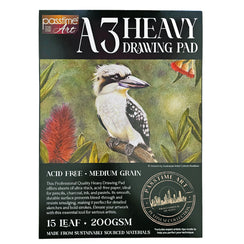 Platinum Pro-Drawing Pad A3 200GSM 15lf