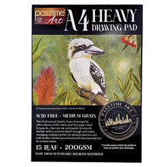 Platinum Pro-Drawing Pad A4 200GSM 15lf