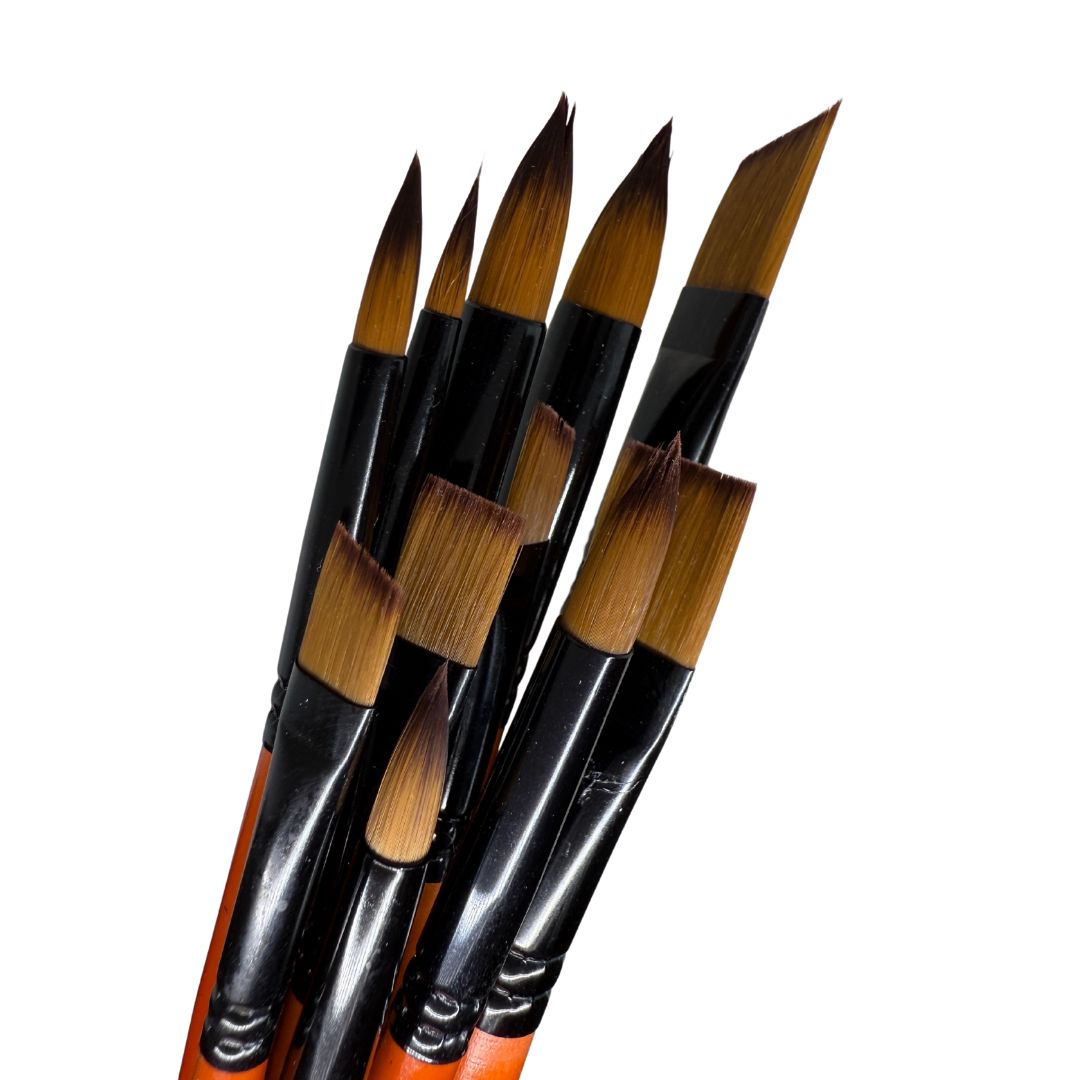 Platinum Taklon Brushes Baroque 3-Ast S/6