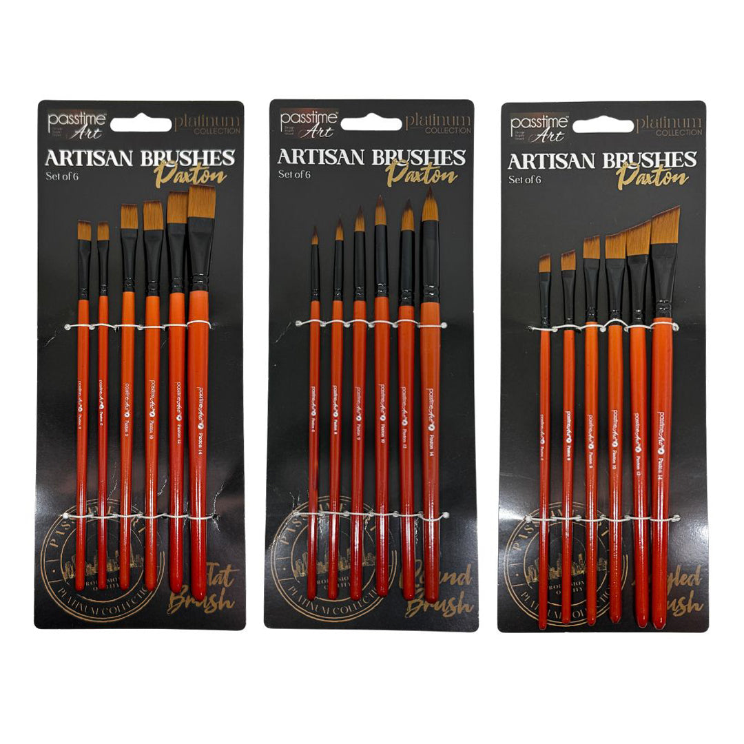 Platinum Taklon Brushes Baroque 3-Ast S/6