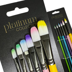 Platinum Taklon Brushes Contoure 2-Ast S/6
