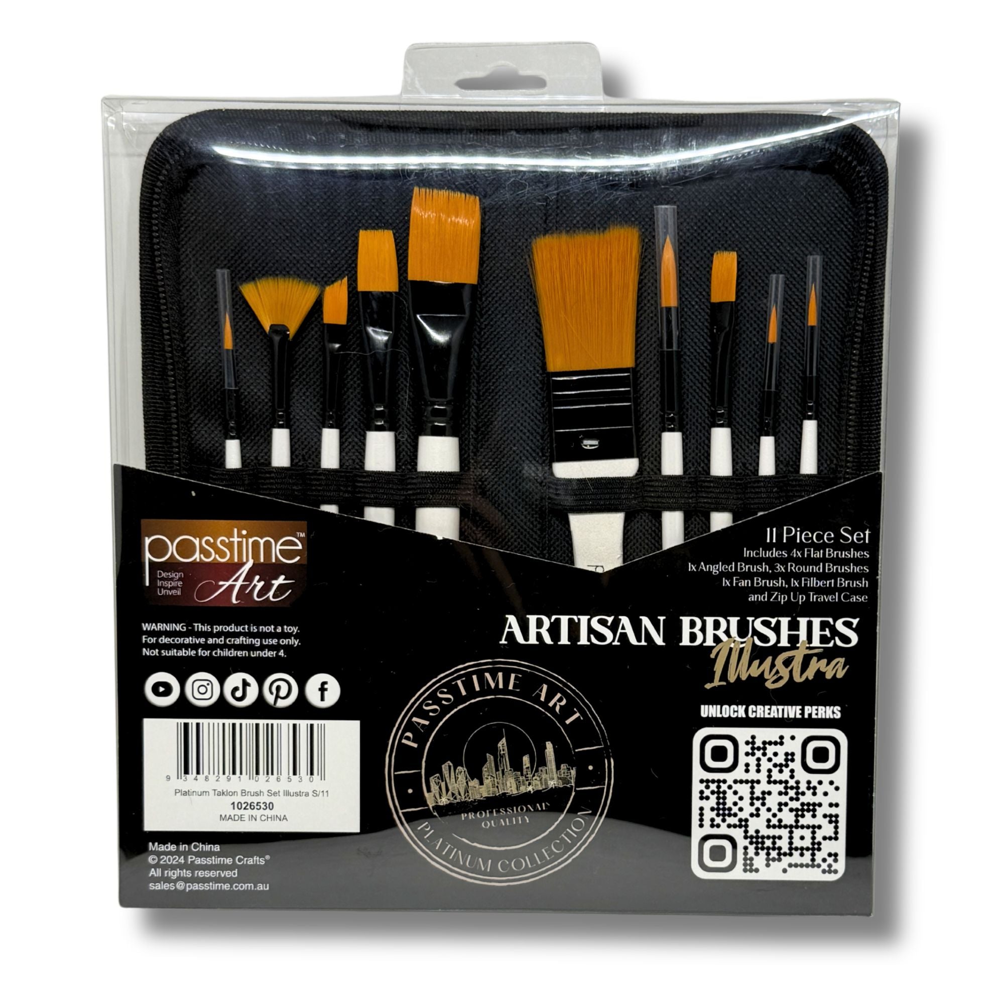 Platinum Taklon Brush Set Illustra S/11