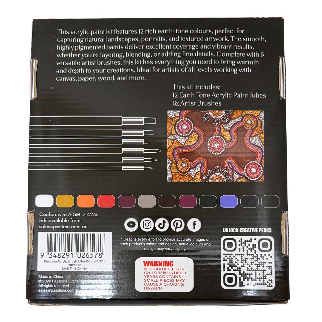 Platinum Acrylic/Brush Ultra Kit 35ml S/18