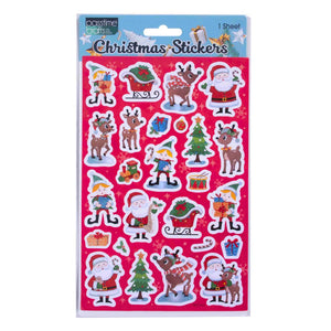 Xmas Stickers Cartoons Cute S/1