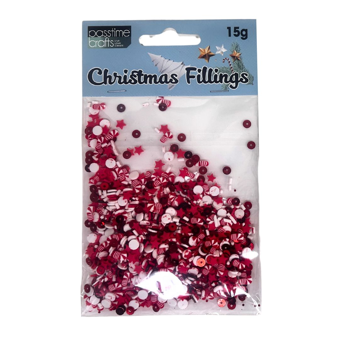 Xmas Sequins-Fillings 15g 2-Ast