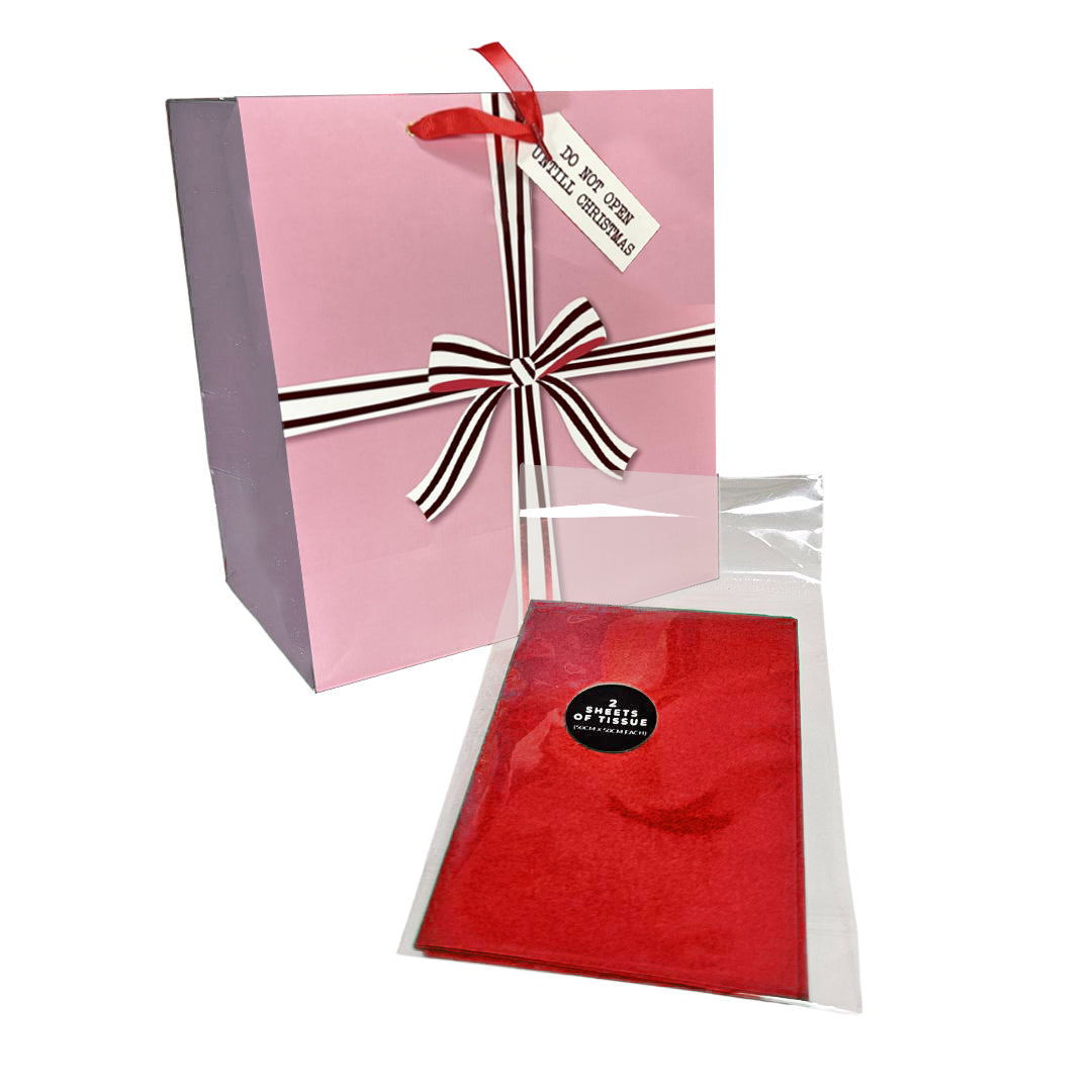Xmas Luxury Gift Set Bag/Tis/Tag SML