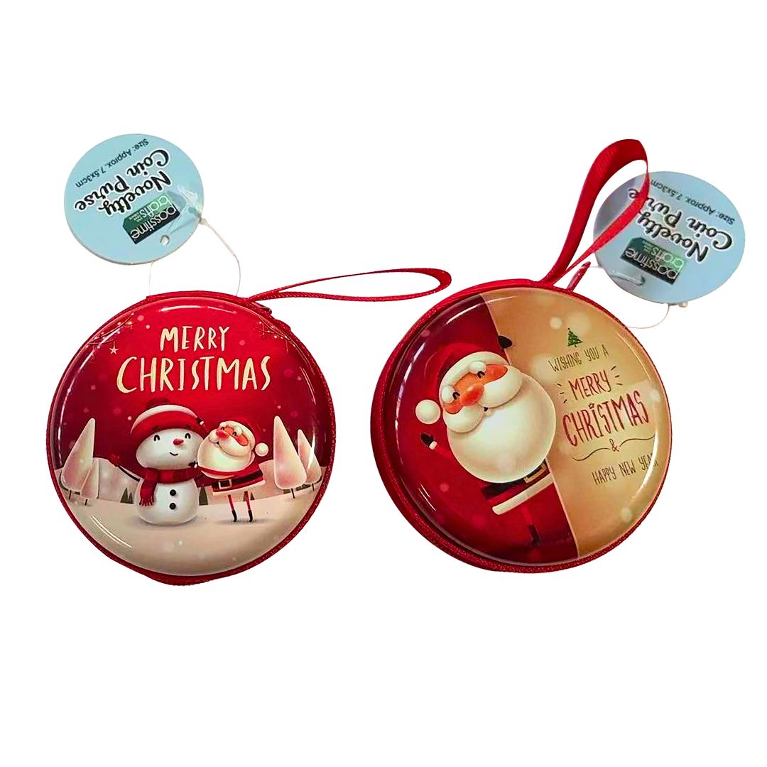 Xmas Novelty Coin Purse 7.5x3cm