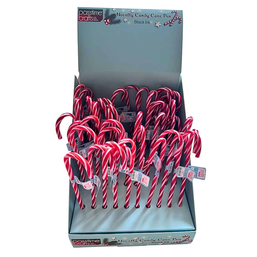 Xmas Novelty Candy Cane Pen 25cm