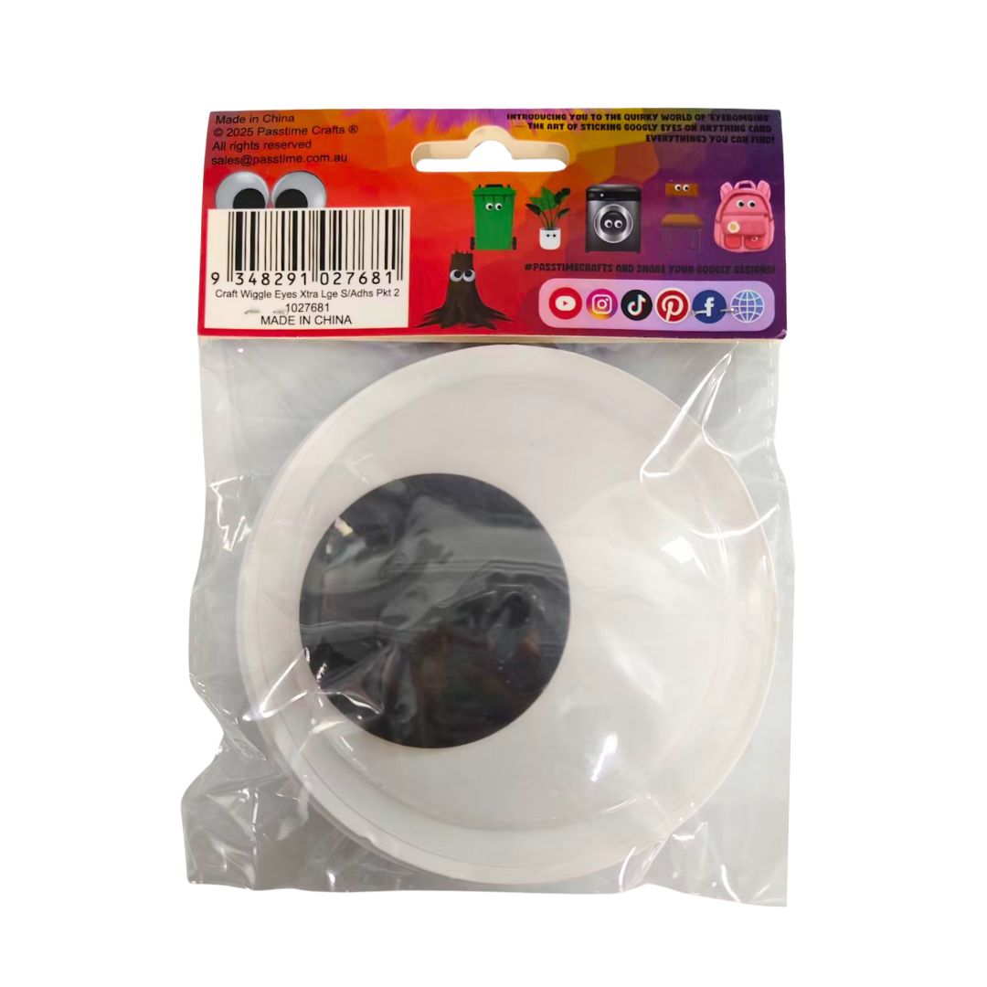 XL Wiggle Eyes Pack of 2