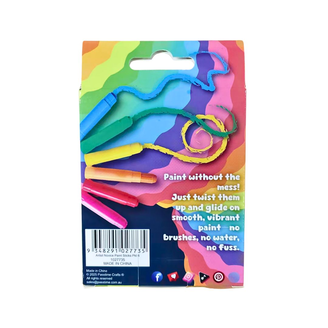 Little Artist Paint Sticks Pack of 6