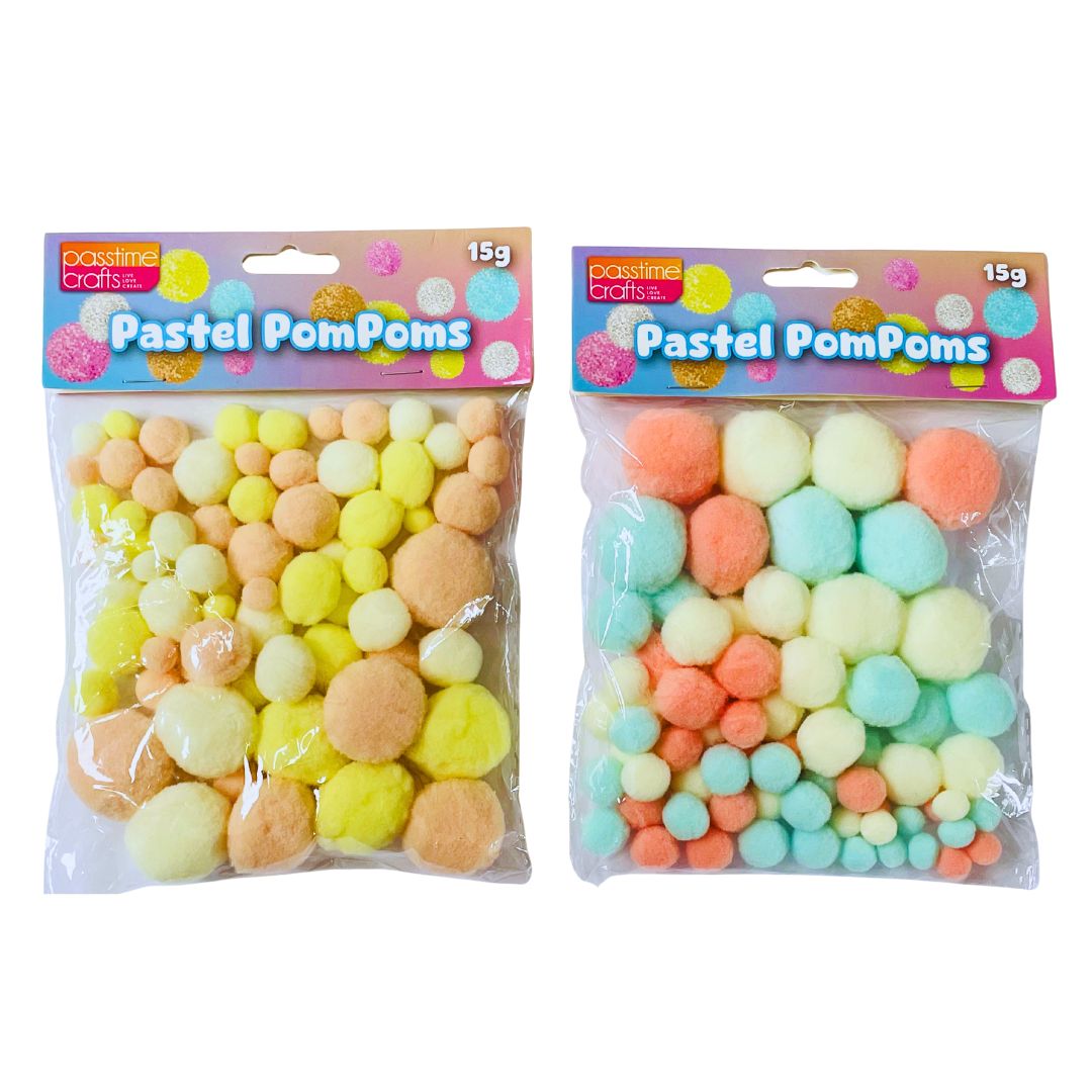 Pastel Pom Poms 15g