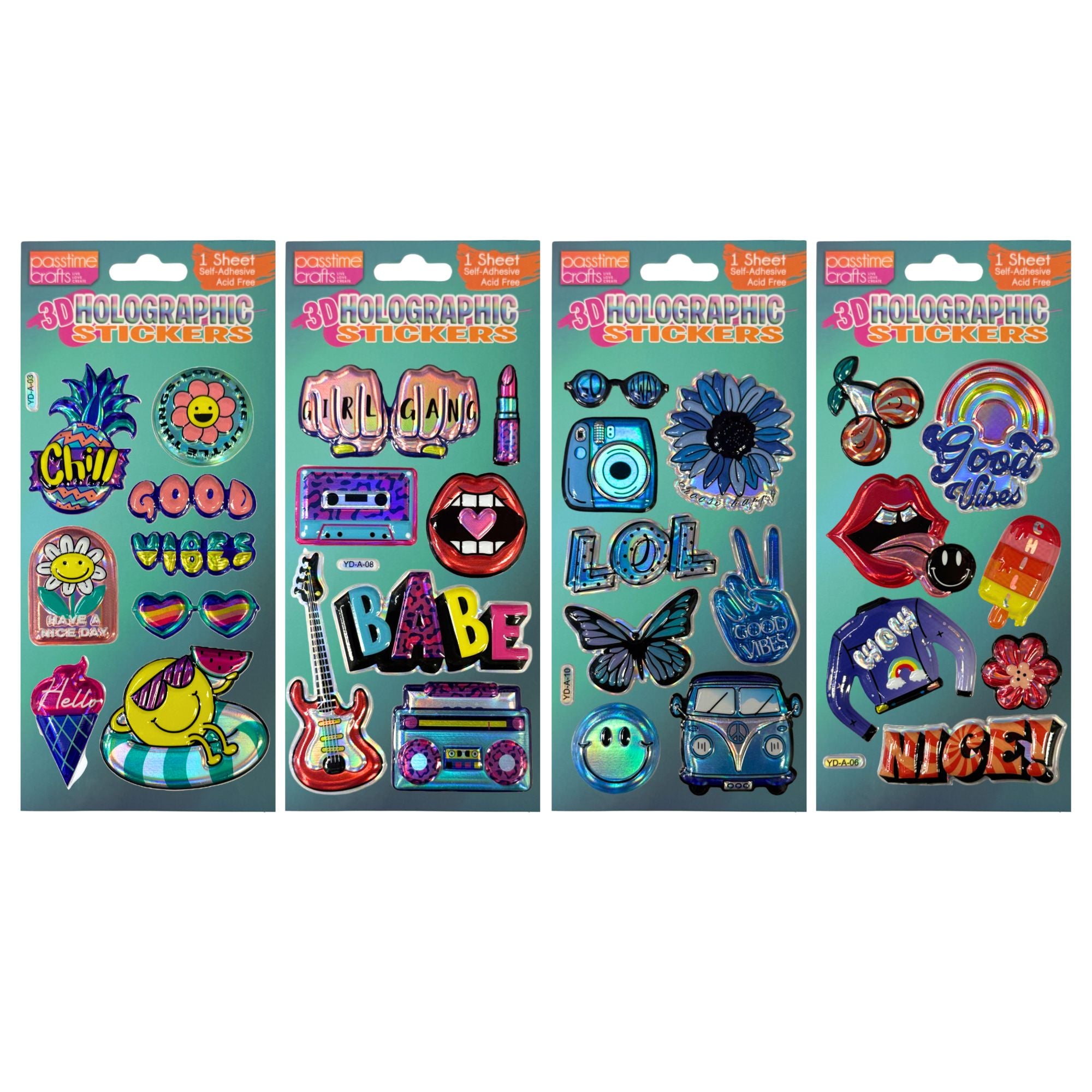 3D Holographic Stickers