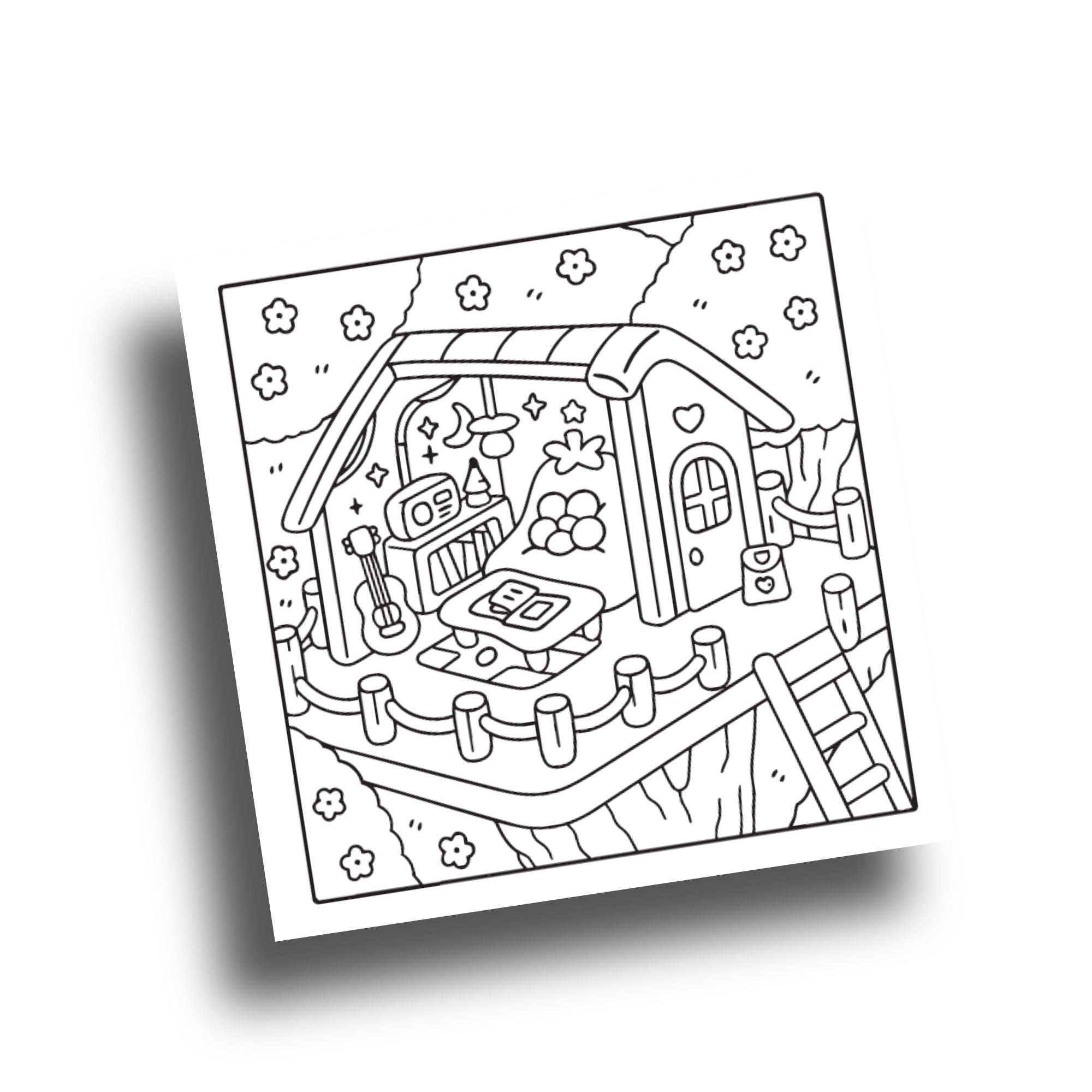 Bold and Easy Colouring Book - New designs!