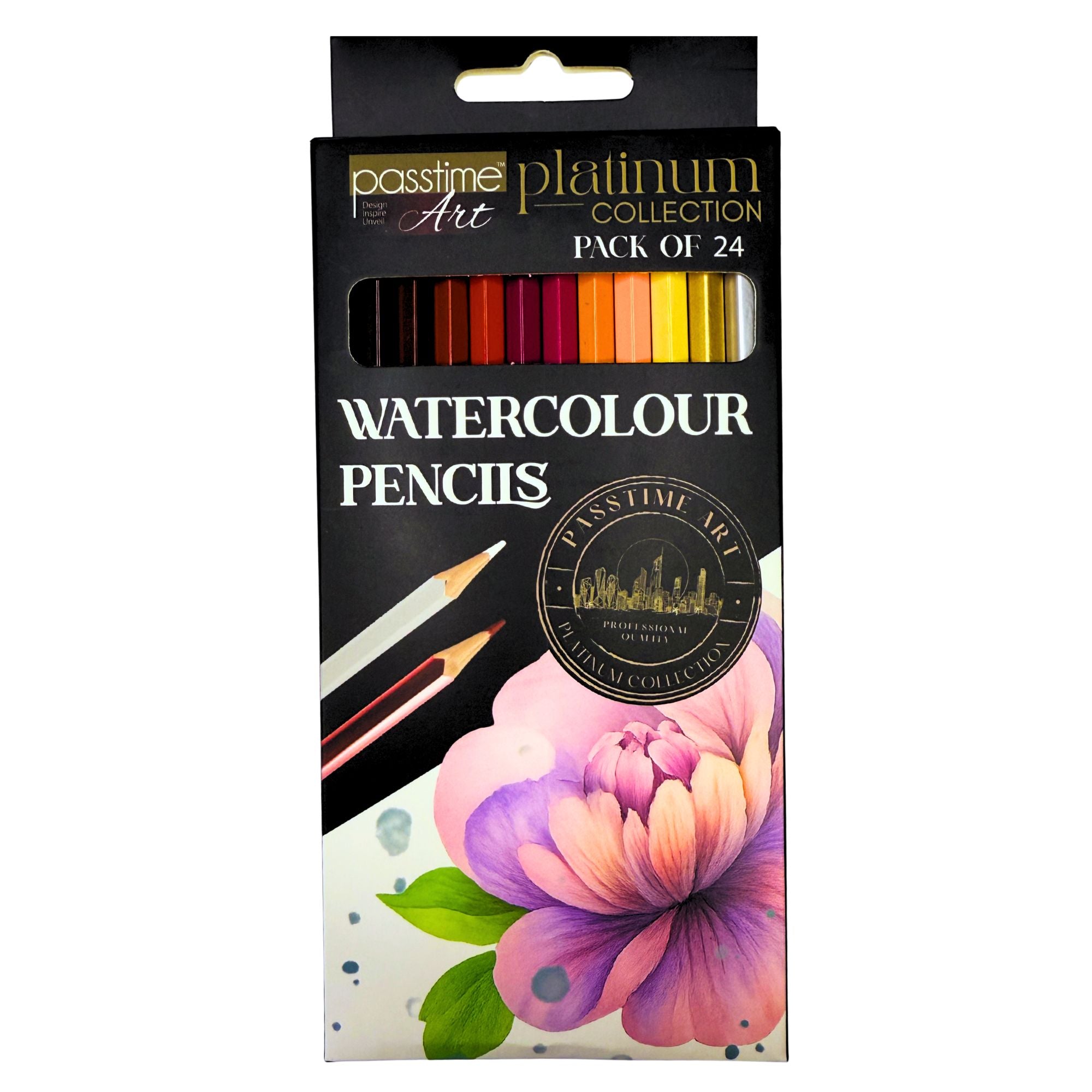 24 Watercolour Pencils