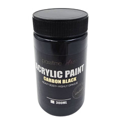 Platinum Acrylic Paint 300ml - Carbon Black