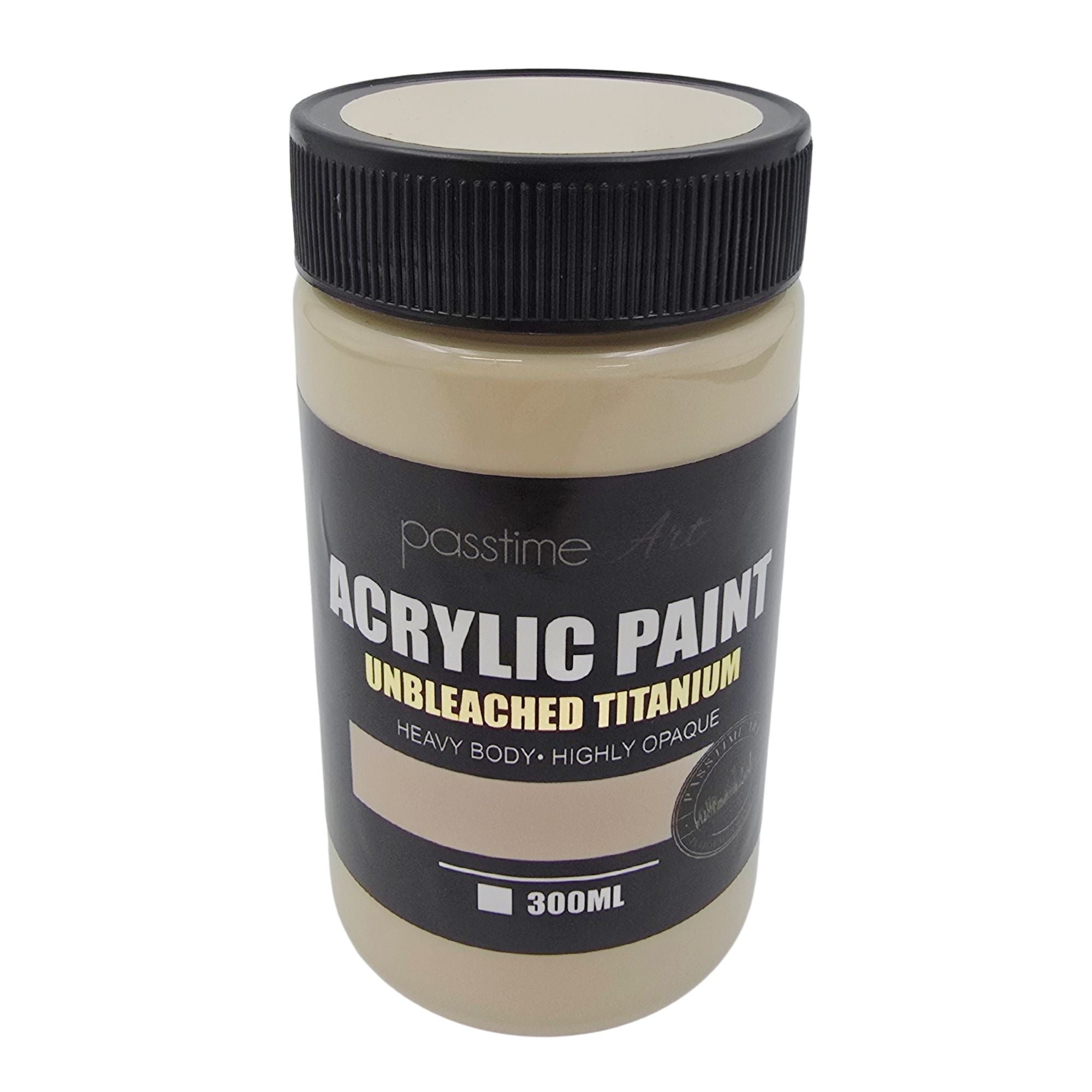 Platinum Acrylic Paint 300ml - Unbleached Titanium