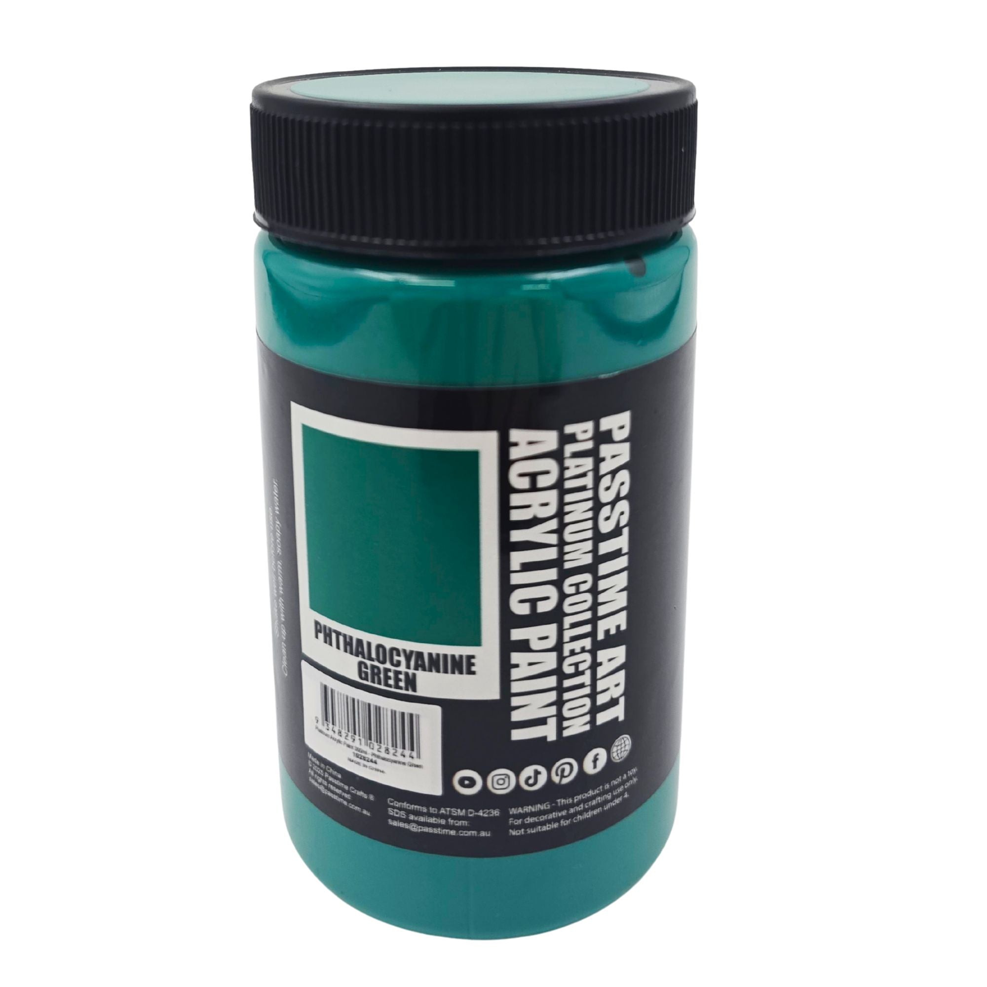 Platinum Acrylic Paint 300ml - Phthalocyanine Green