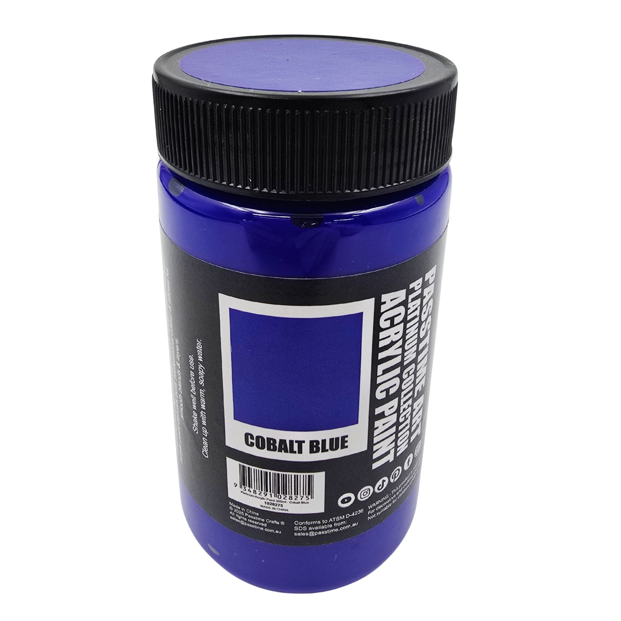 Platinum Acrylic Paint 300ml - Cobalt Blue