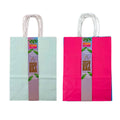Kraft Colour Bags Multi-Colour Mix 16.5x22cm - Pack of 4