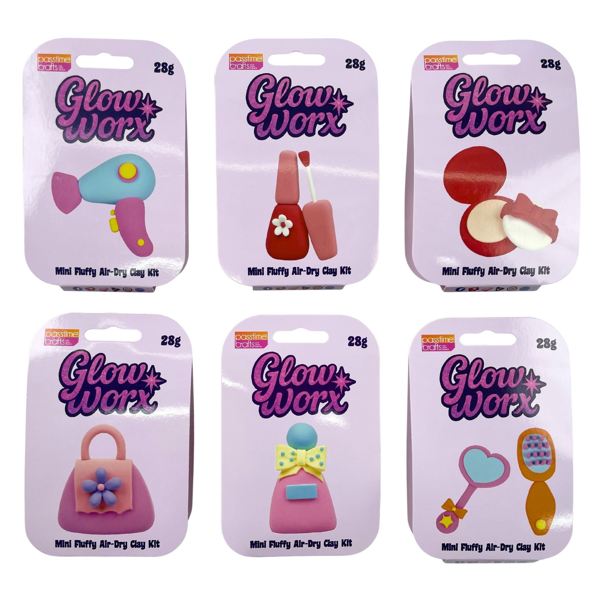 Mini Fluffy Clay Kits - GlowWorx