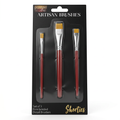 Platinum Shorties Artist Brushes Pack of 3