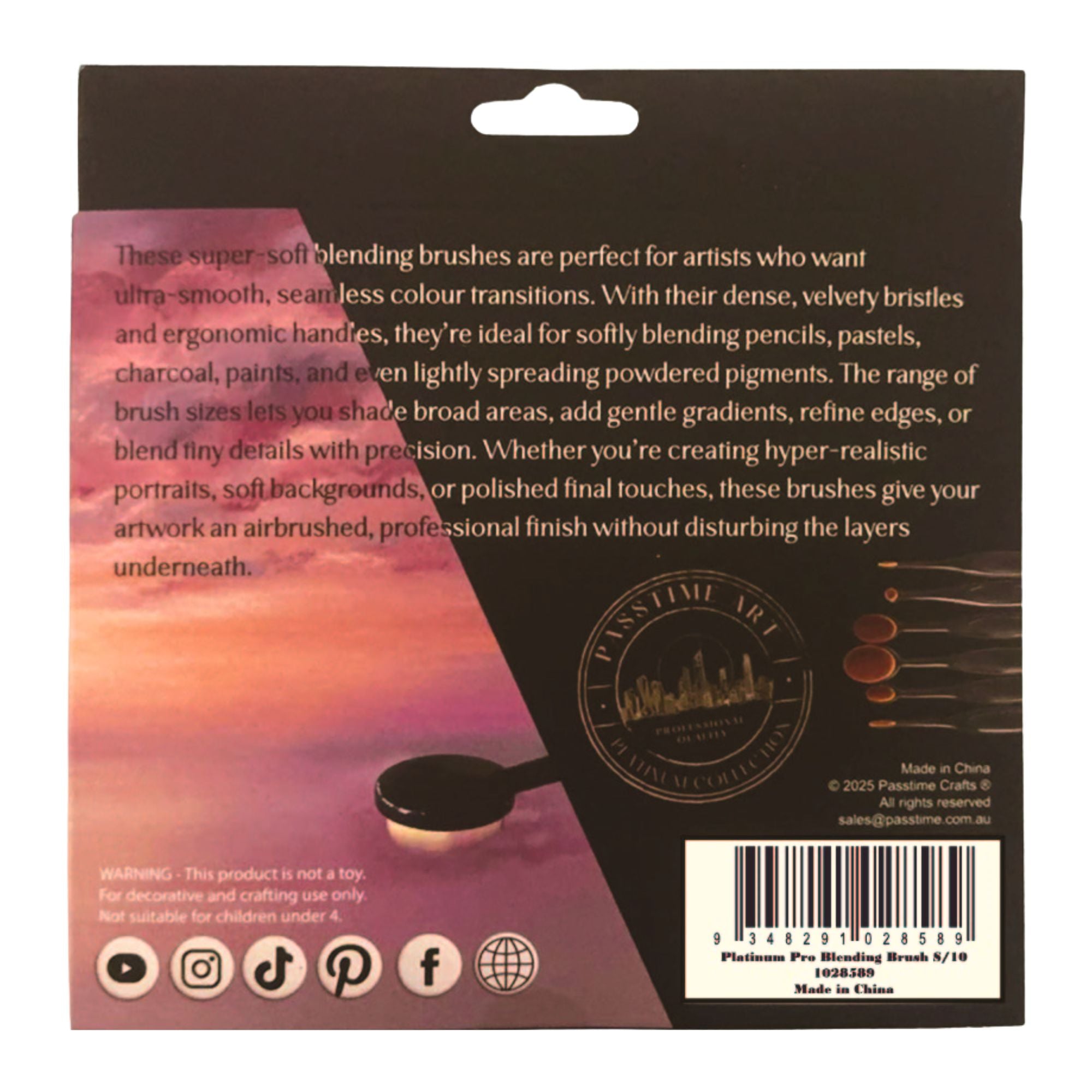 Pro Blending Brushes Set of 6