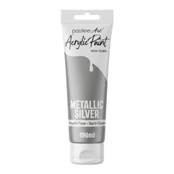 Acrylic Paint 100ml - Metallic Silver
