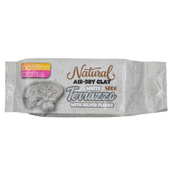 Natural Air Dry Clay 500g - White Terrazzo