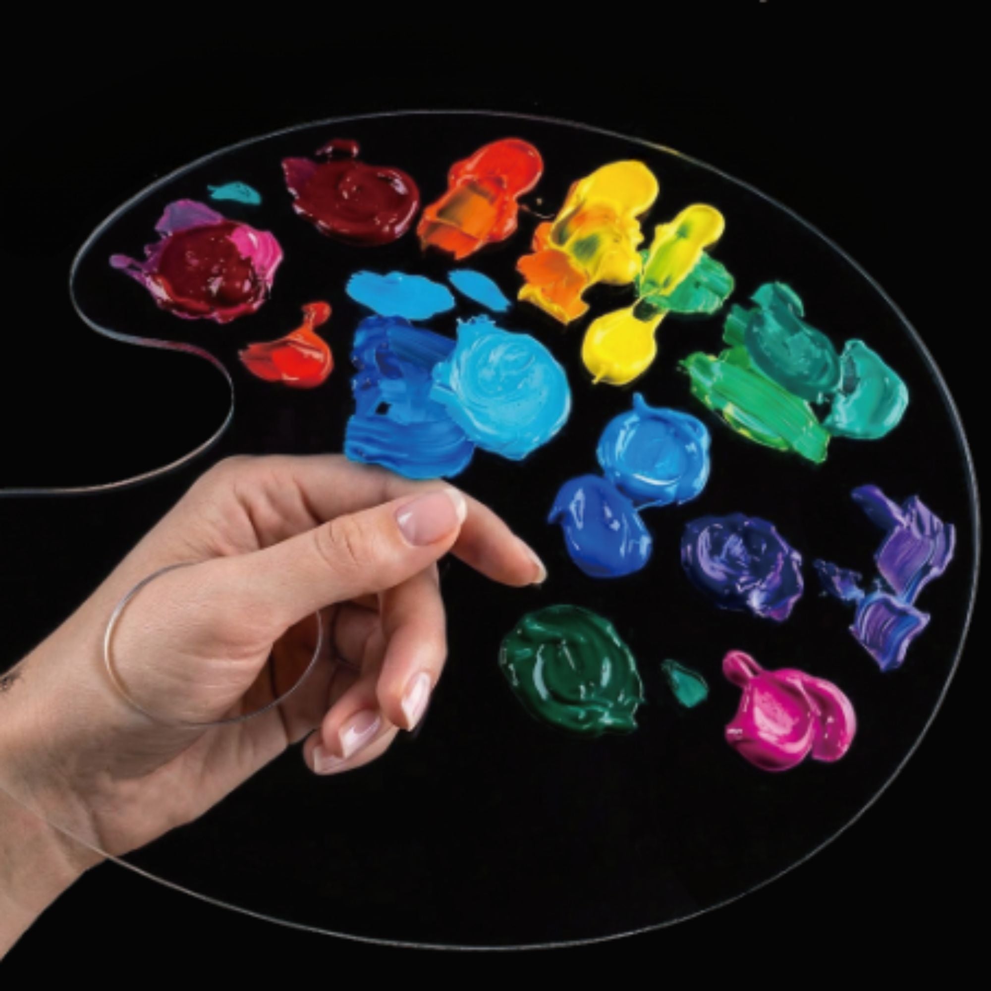 Transparent Acrylic Palette