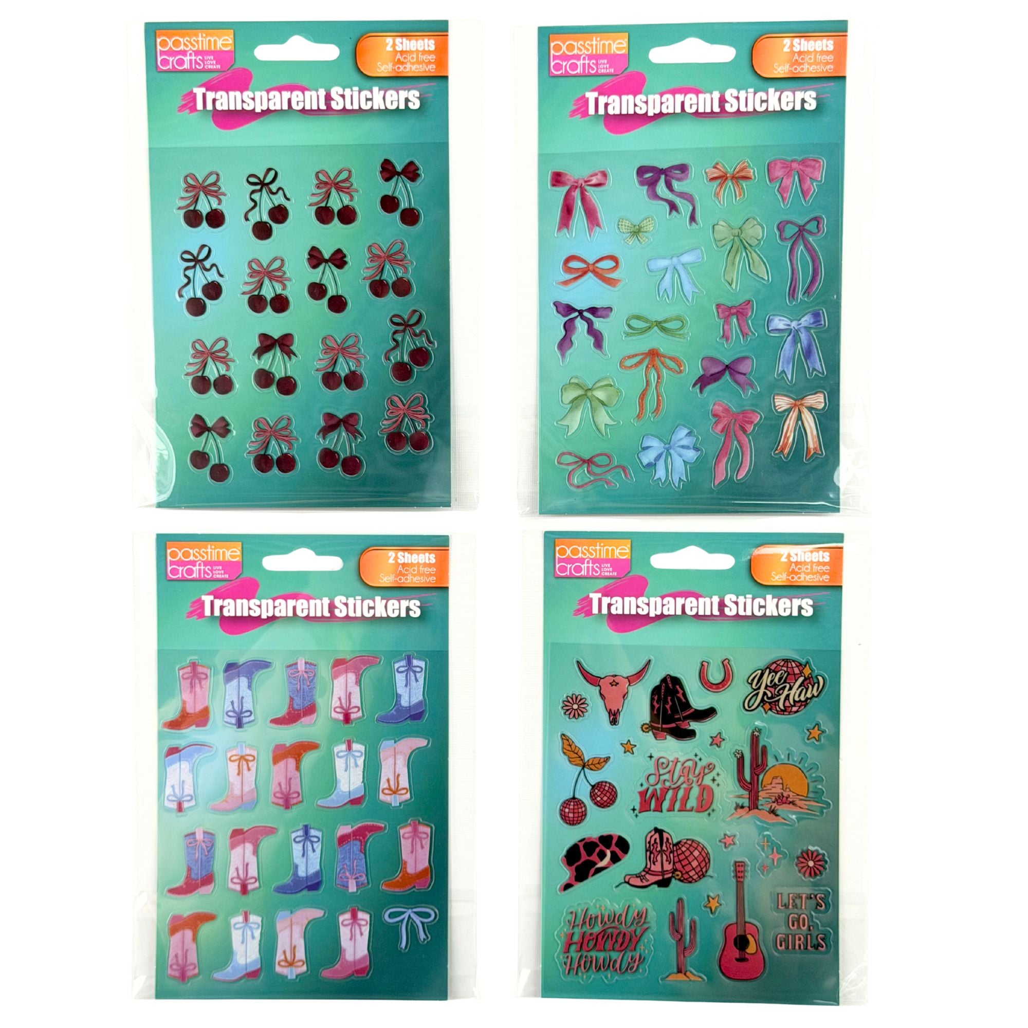 Transparent Mini Stickers