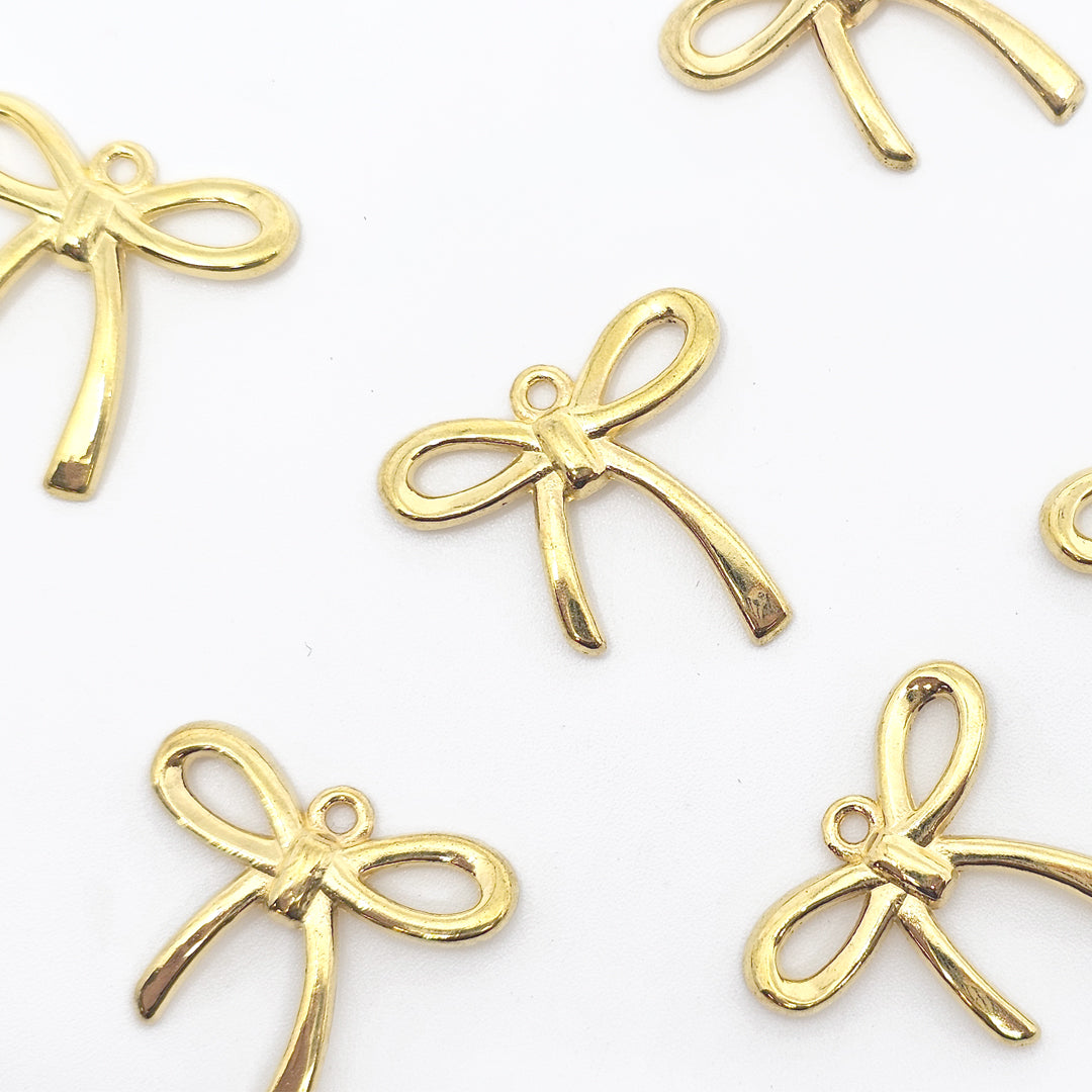 Mini Metal Bows Pack of 6