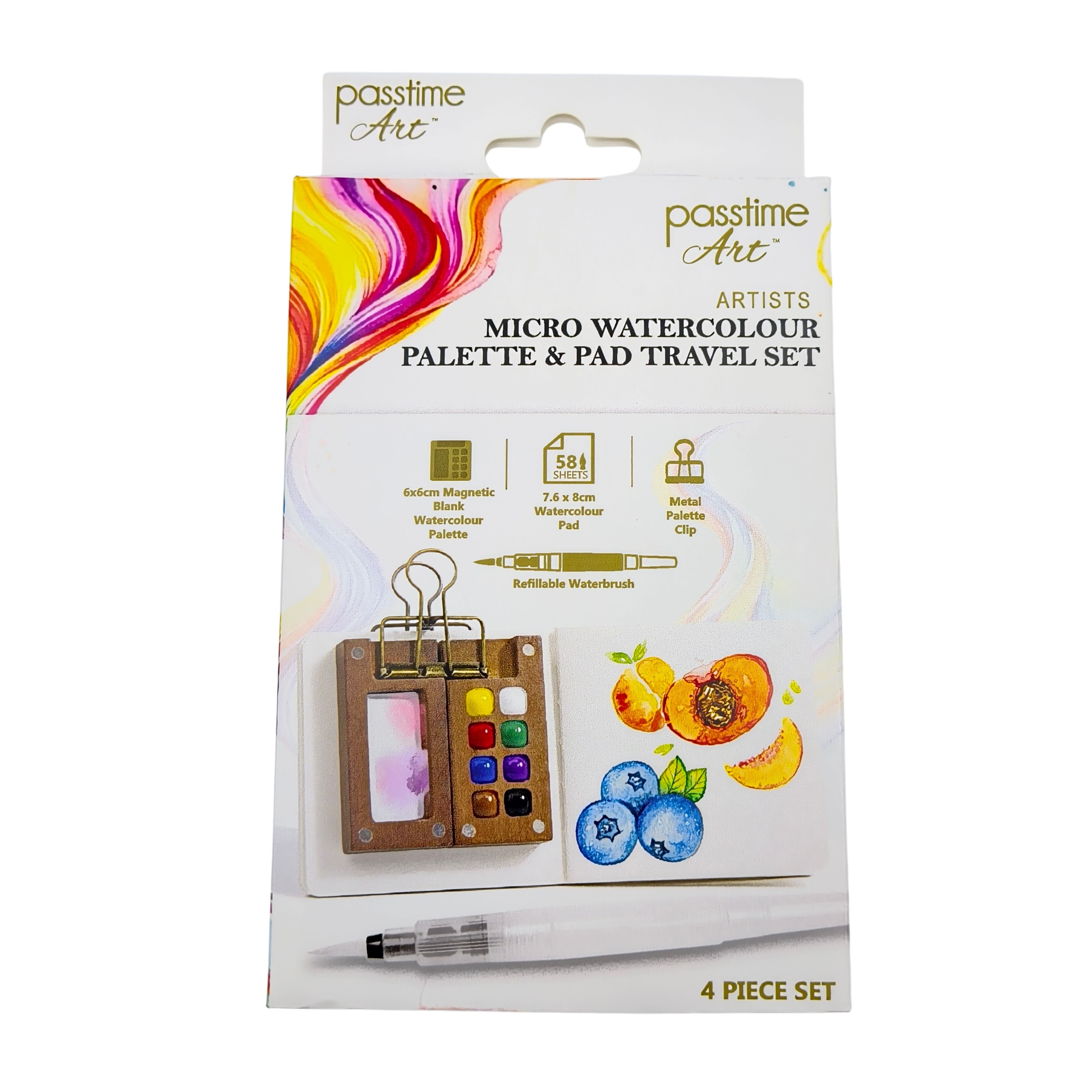 Micro Watercolour Palette & Pad Kit