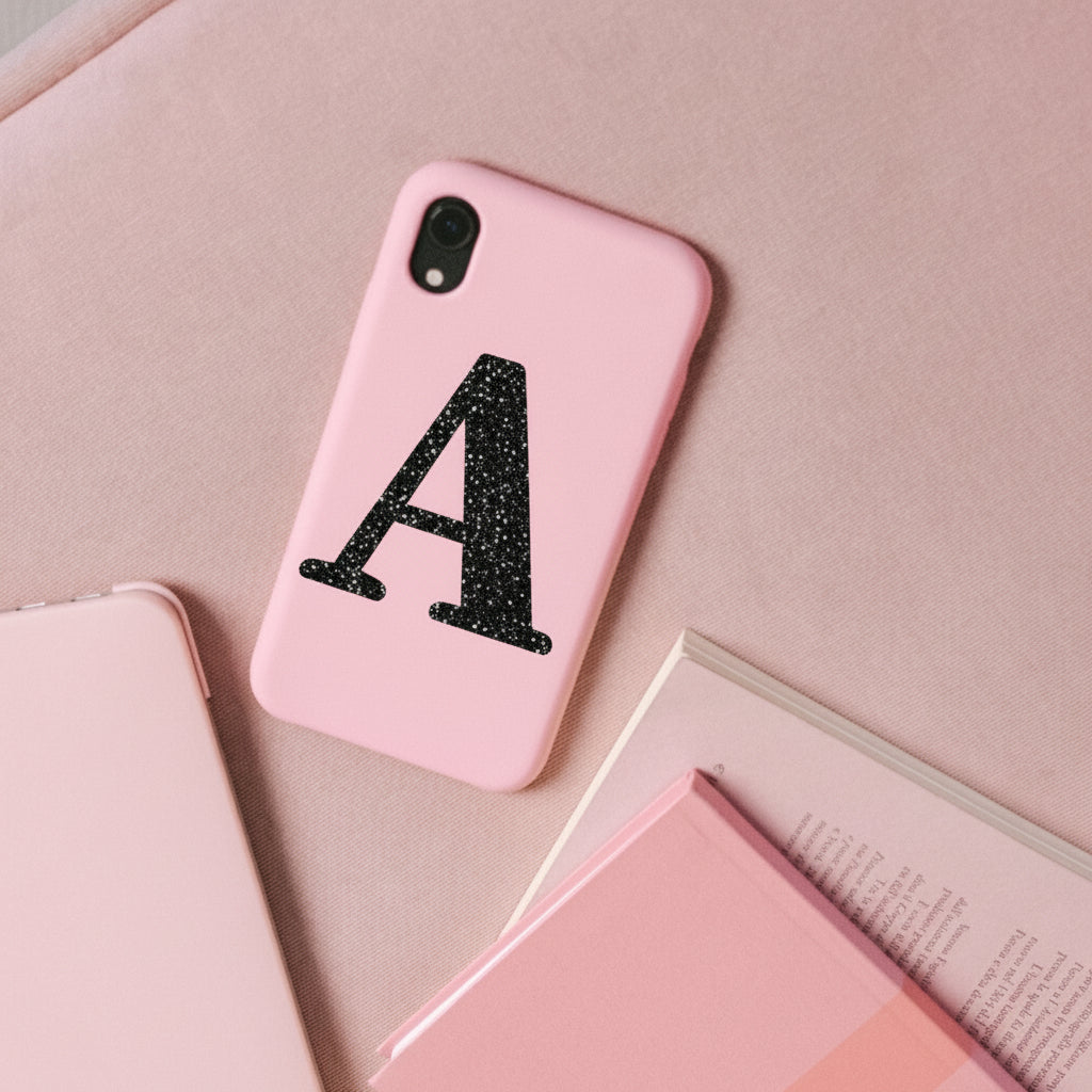 Adhesive Vinyl - Glitter Black